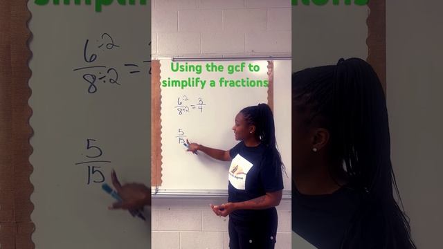 Using the gcf to simplify a fraction #maths #greatestcommonfactor #simplifyfraction смотреть онлайн