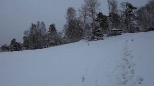 Зима в избушке