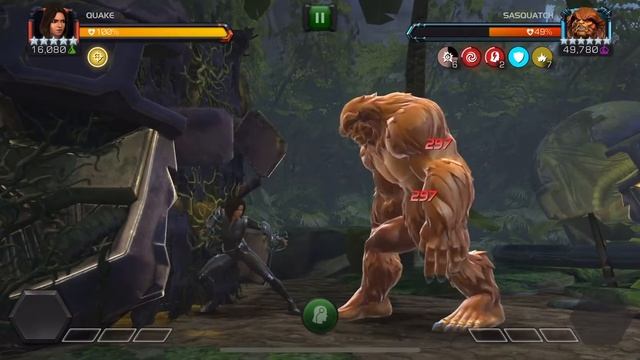 Quake vs Sasquatch Event Quest Marvel Contest of Champions смотреть онлайн