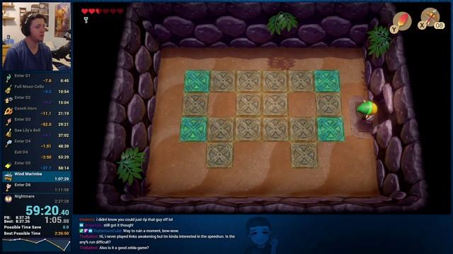 Link's Awakening (Switch) - Any% Speedrun in 1:53:40 смотреть онлайн