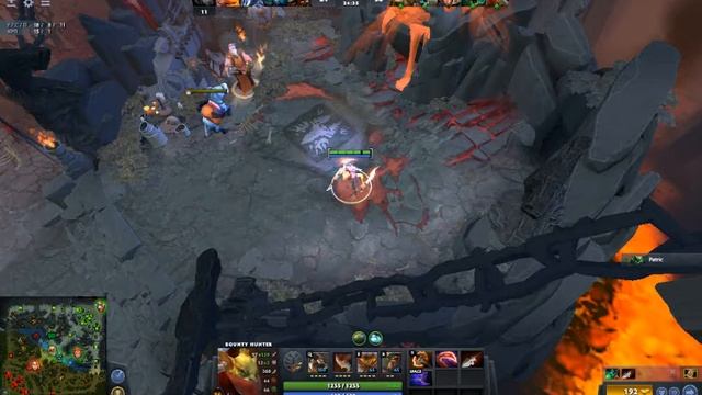 dota 2 Bounty Hunter 2000 крит смотреть онлайн