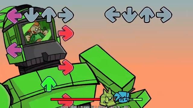 Pico Giant Robot X FNF TORD смотреть онлайн