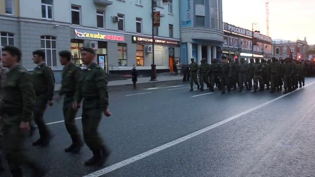 Репетиция Парада Победы в Тюмени - 5 мая 2015 смотреть онлайн