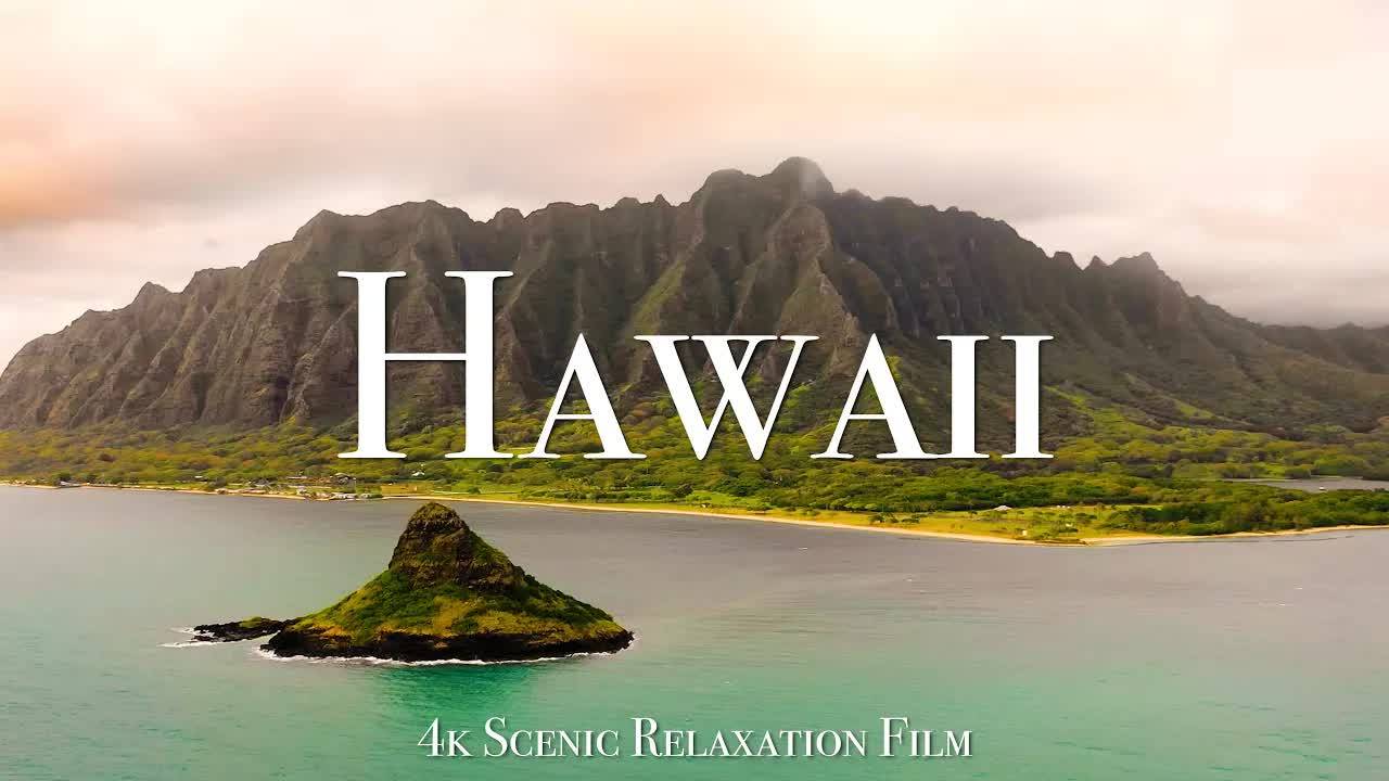 Hawaii 4K - Scenic Relaxation Film With Calming Music смотреть онлайн