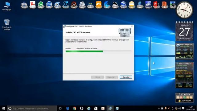 Como Instalar y activar gratis nod 32 parte 1 смотреть онлайн