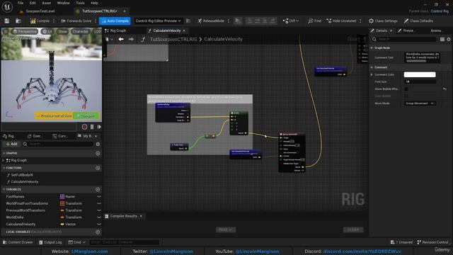 21. Add comments to the calculate velocity function