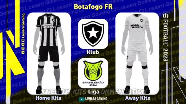 Juventus kits recommendation in eFootball 2023 mobile🔥 Jersey Black & White stripes смотреть онлайн