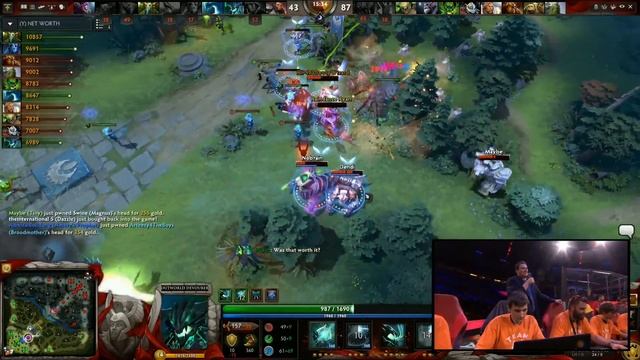 Pit Lord Reveal the Underlord - Dota 2 Allstars 10vs10 The International 6 смотреть онлайн