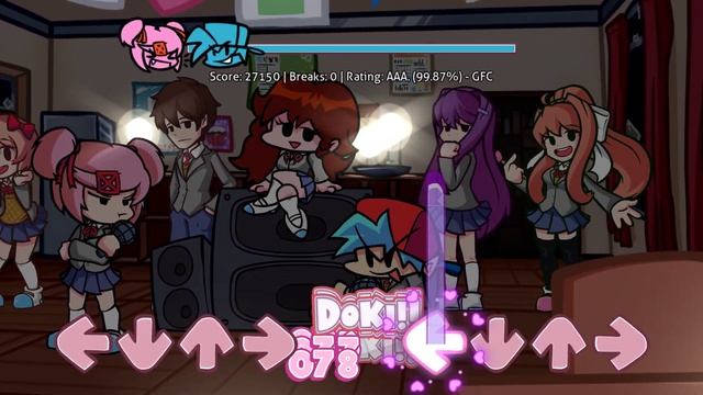 (UPDATE)FNF X Doki Doki Takeover PLUS | Full Week(Completed) смотреть онлайн