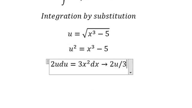 Calculus Help: Integral ∫ x^2 √(x^3-5) dx - Integration by substitution - 置換積分 смотреть онлайн