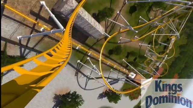 CONDOR - Kings Dominion B&M Launched Wing Coaster CONCEPT смотреть онлайн