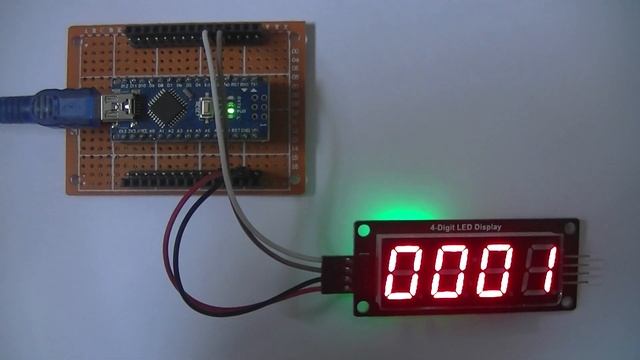 Interfacing TM1637 7-Segment display module with Arduino смотреть онлайн