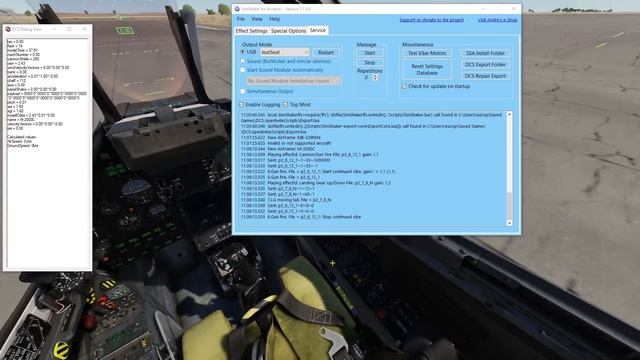 DCS Simshaker MB 339 test 2 смотреть онлайн