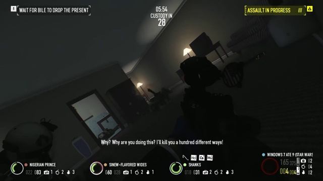 Payday 2 + Hotline Miami on Very Hard crash + with Nigerian Prince, Shanks, Sinew Flavored Wides смотреть онлайн