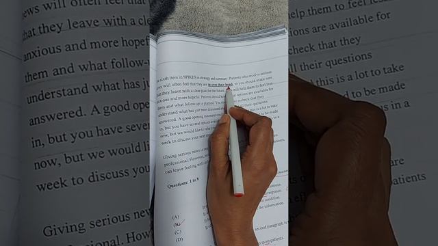 Anaemia OET Reading. Video-2 : Part C-Text 1: Delivering Serious News. Questions 7-8.[+917598851510 смотреть онлайн