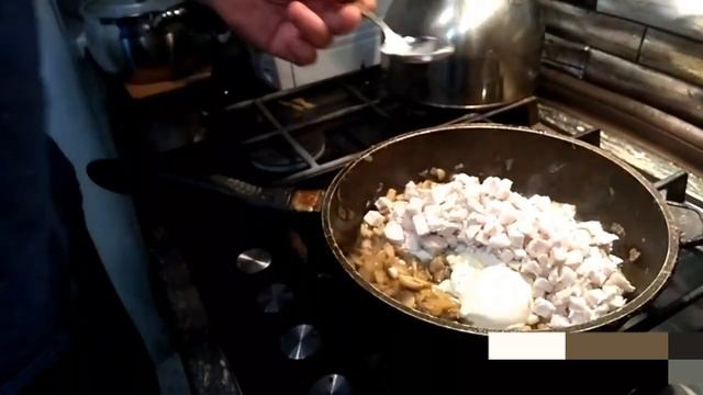 Батон(Багет) с Начинкой/"Пеньки" - Закуска из Черствого Хлеба с Фаршем/Фастфуд из Курицы с Грибами смотреть онлайн