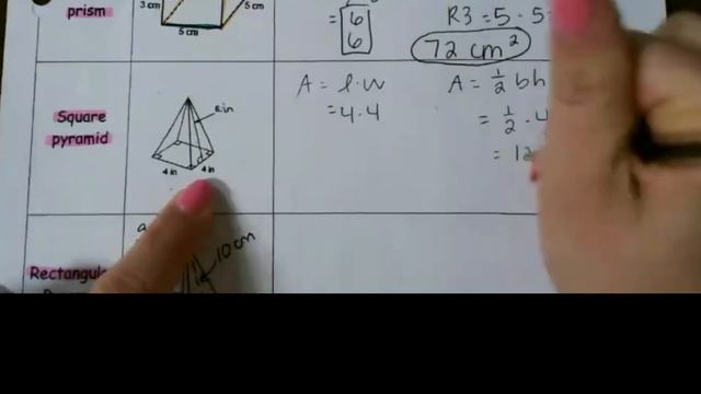 Surface Area of a Square Pyramid смотреть онлайн