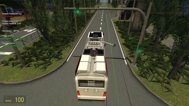 Проехал на Тролзе Мегаполис 2006 года! Настольгия! Garry's Mod (Trolleybus Russian Heimer)