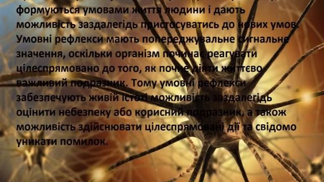 Умовні і безумовні рефлекси смотреть онлайн