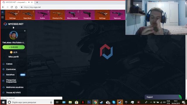 TRANSFORMEI MINHA BLAZE EM SKINS DE DOTA E APOSTEI !! смотреть онлайн