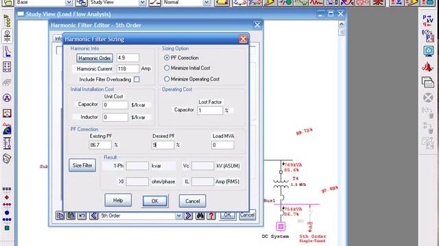 Harmonic Filters & Sizing Analysis with ETAP software смотреть онлайн