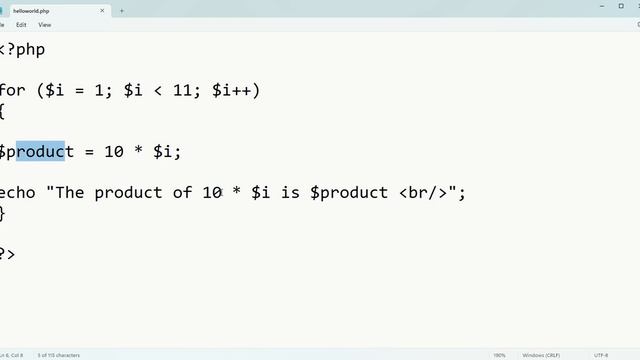 PHP part - 08 |PHP for loop simple program with explanation| MUST WATCH | смотреть онлайн