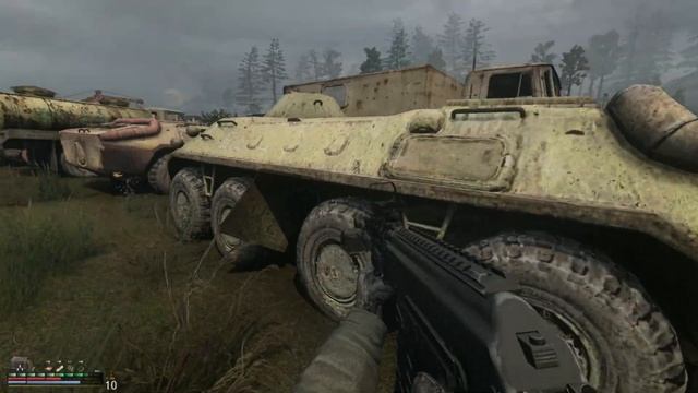 STALKER ANOMALY REBORN - OUTSKIRTS / TRUCK CEMETERY смотреть онлайн