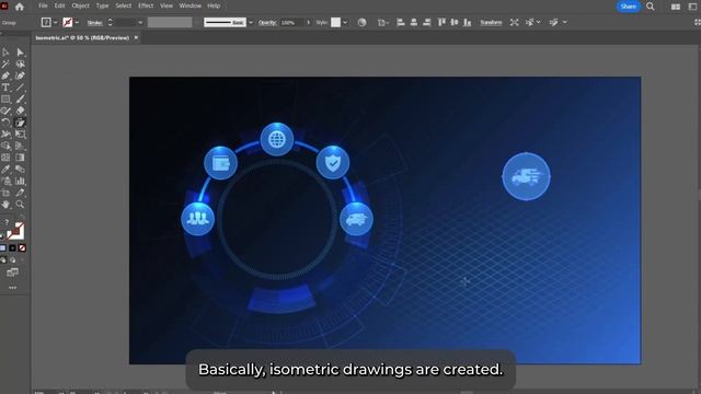 How to Create Isometric Illustrations in Adobe Illustrator | 3D Isometric Objects смотреть онлайн