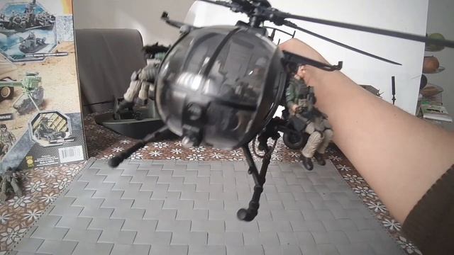 Joytoy Figures & Custom Little Bird Helicopter 1/18 scale смотреть онлайн
