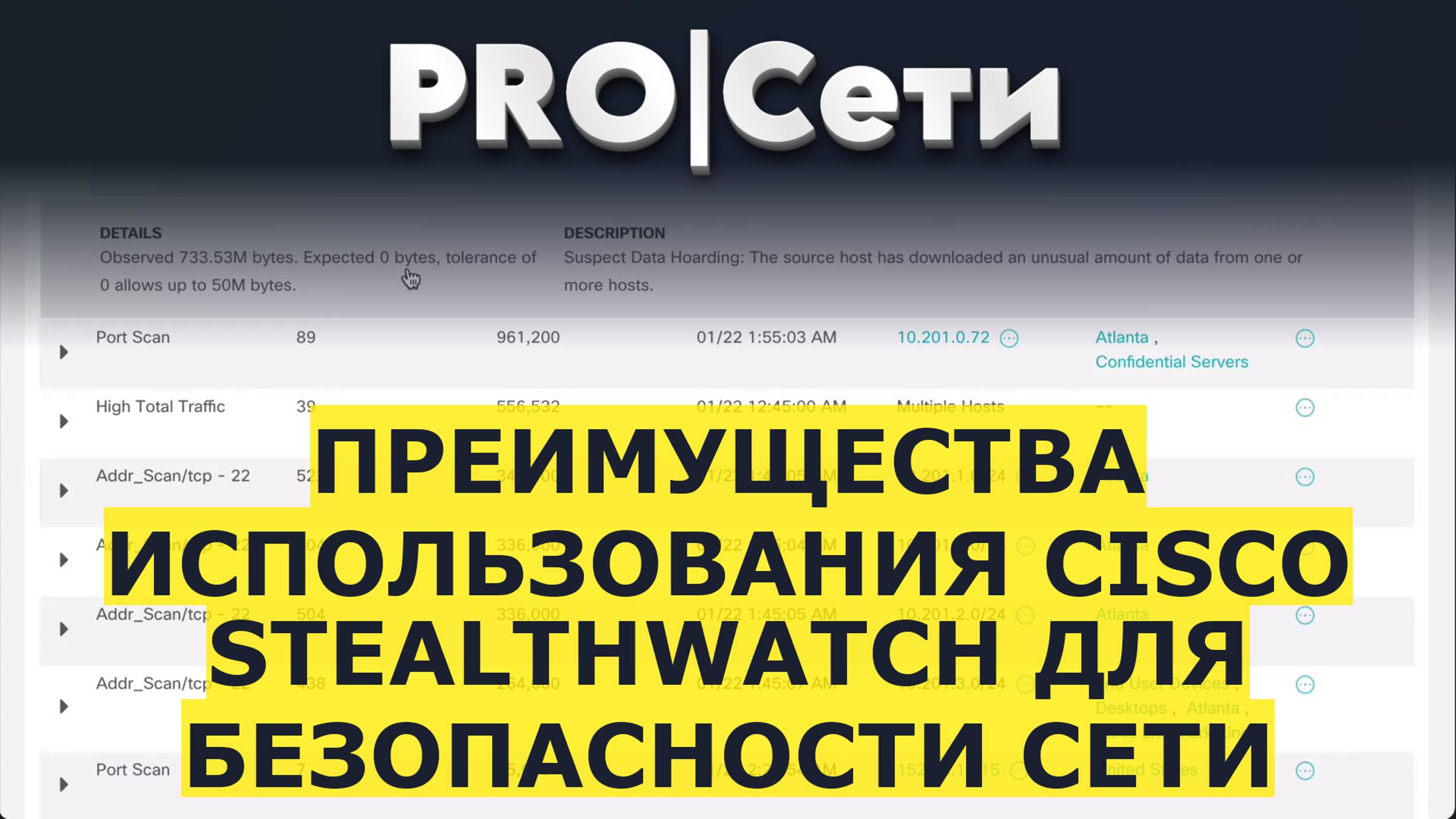 Преимущества использования Cisco StealthWatch для безопасности сети смотреть онлайн