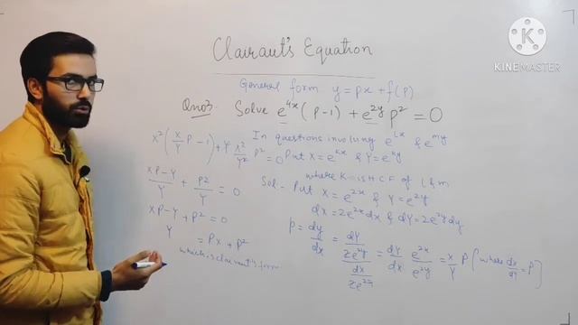 Solve e^4x(p-1)+e^2y p^2=0 & (px-y)(py+x)=2p using Clairaut's method|Most important question| #Btec смотреть онлайн