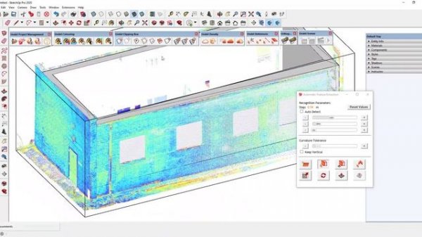 Undet for SketchUp new features | Texturing from point cloud | 3D model inspection tools
