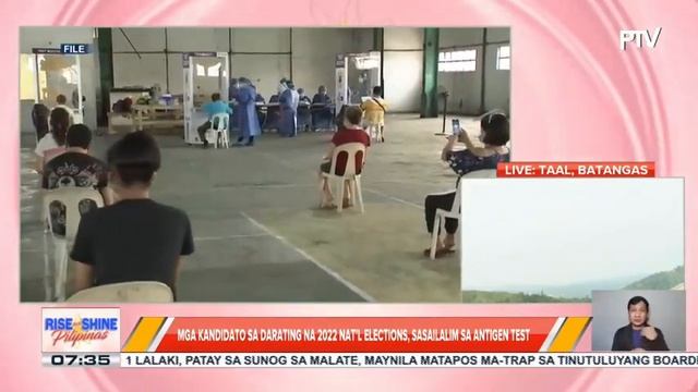 Mga kandidato sa darating na 2022 national elections, sasailalim sa antigen test ayon sa COMELEC смотреть онлайн