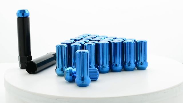 Candy Blue Powder Coated | 7 Series Spline Lug Nuts | Venum Wheel смотреть онлайн