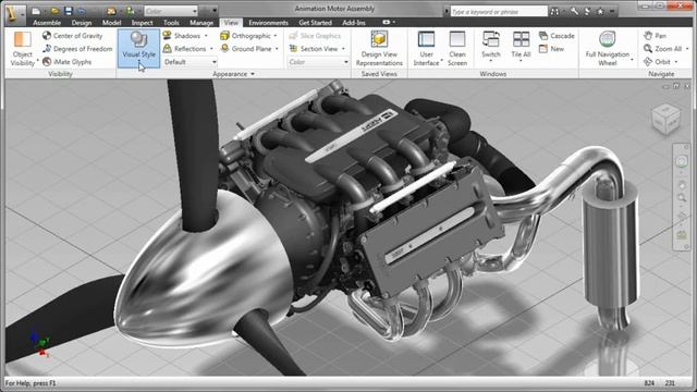 Autodesk Inventor 2016 - CAD rendering and visualisation tools смотреть онлайн