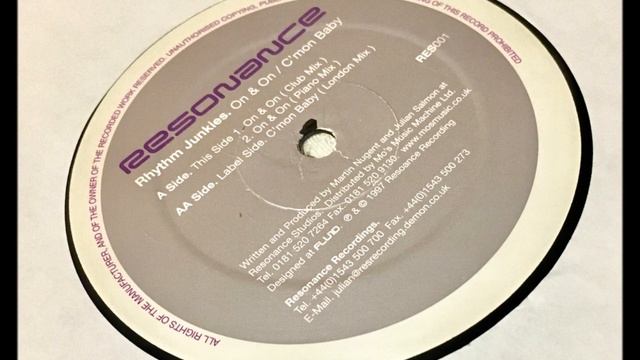 Speed Garage - Rhythm Junkies - C'Mon Baby (London Mix) смотреть онлайн