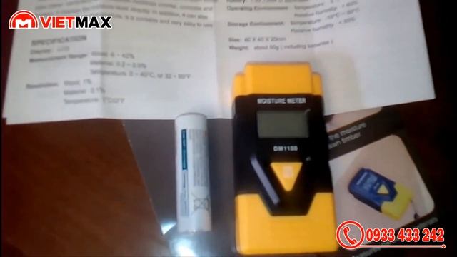 Máy đo độ ẩm tường, bê tông DM1100 - Việt Max смотреть онлайн