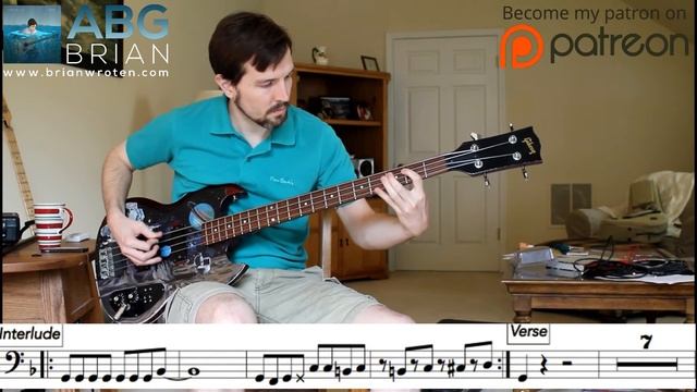 Queen - Stone Cold Crazy - Bass Transcription смотреть онлайн