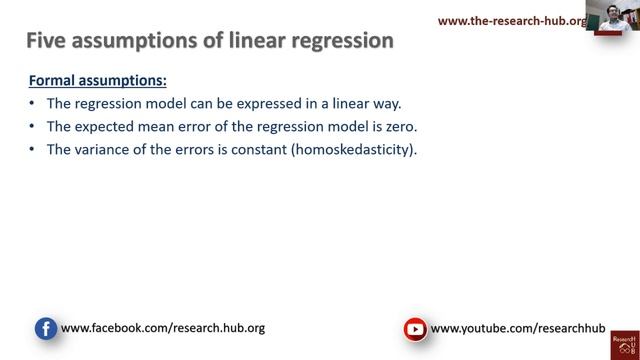 Five assumptions of linear regression смотреть онлайн