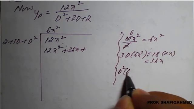 #30 || Problem#1|| Type : 3 || Solve :𝒚^′′+𝟑𝒚^′+𝟐𝒚=〖𝟏𝟐𝒙〗^𝟐 || смотреть онлайн