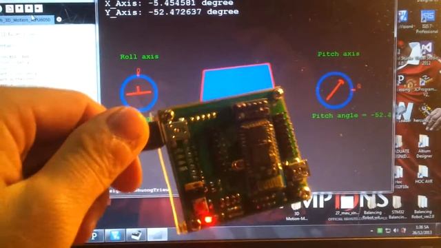 STM32 - 3D Motion - Gaming with MPU6050 and Bluetooth HC-05 смотреть онлайн