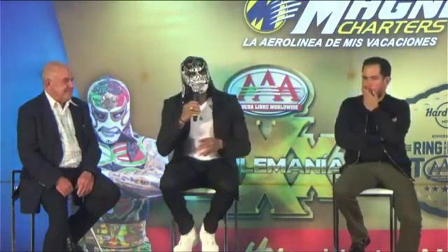 ¡LAS PALABRAS DE PENTAGON JR A TRIPLEMANIA XXX EN LA PRESENTACCION DE LA AVION @MagnichartersOficia смотреть онлайн
