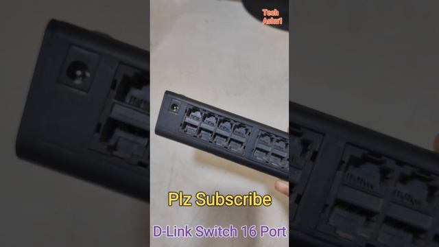 D-link 16 Port Switch #shortsvideo #viral смотреть онлайн
