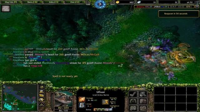 Let's play DOTA Match: Necrolyte Gameplay part 3/4 v6.72f смотреть онлайн