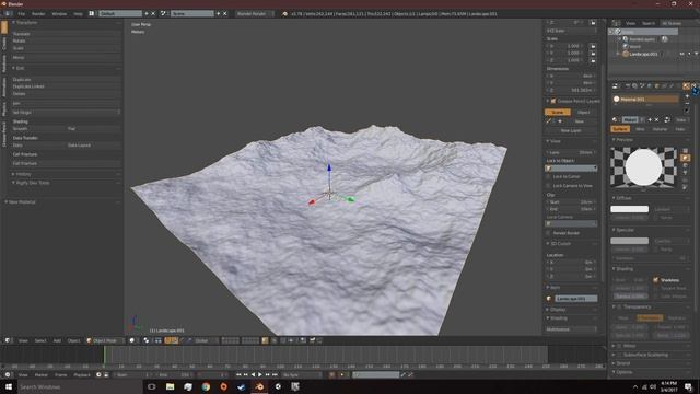 Blender Tutorial: Heightmap from ANT Landscape смотреть онлайн