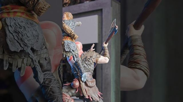 Kratos and Atreus - God of War 1/10 statue Iron Studios fast review смотреть онлайн