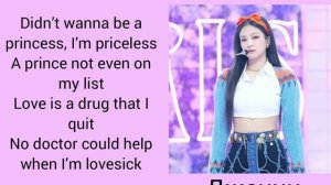 Lovesick girls(BLACKPINK)-[Минус с текстом]///Караоке версия