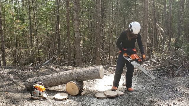 STIHL MS 261 C vs 028 AV SUPER смотреть онлайн