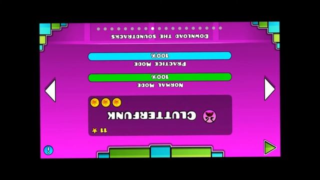 Geometry Dash Level 11 - Clutterfunk Song REMASTERED смотреть онлайн