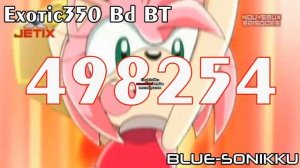 Colorful Numbers 1 to 1000000 in 20 Fonts